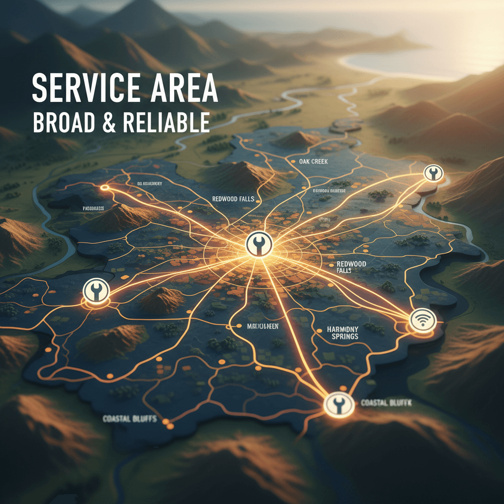 Área de cobertura de servicios PRE ITV