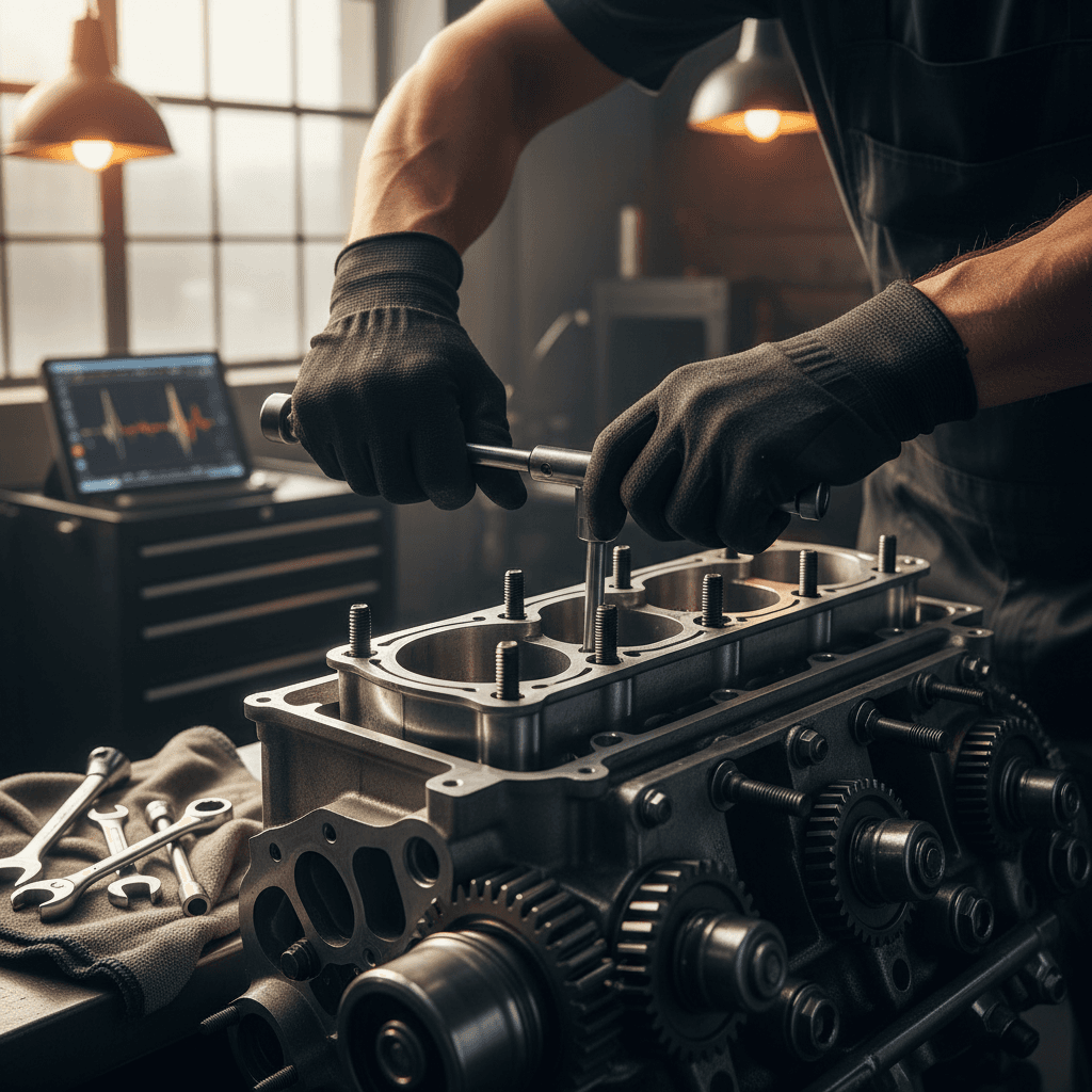 Reparación de componentes vehiculares antes de la inspección